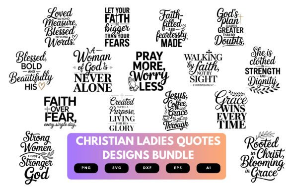 Download Christian SVG Bundle for Women - Premium Bundle