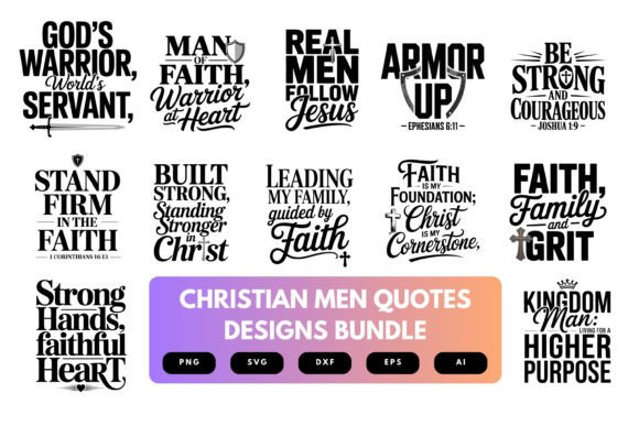 Download Christian SVG Bundle for Men - Premium Resources