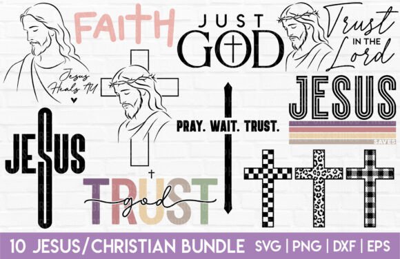 Download Christian SVG Bundle Faith Jesus God PNG - Premium Resources
